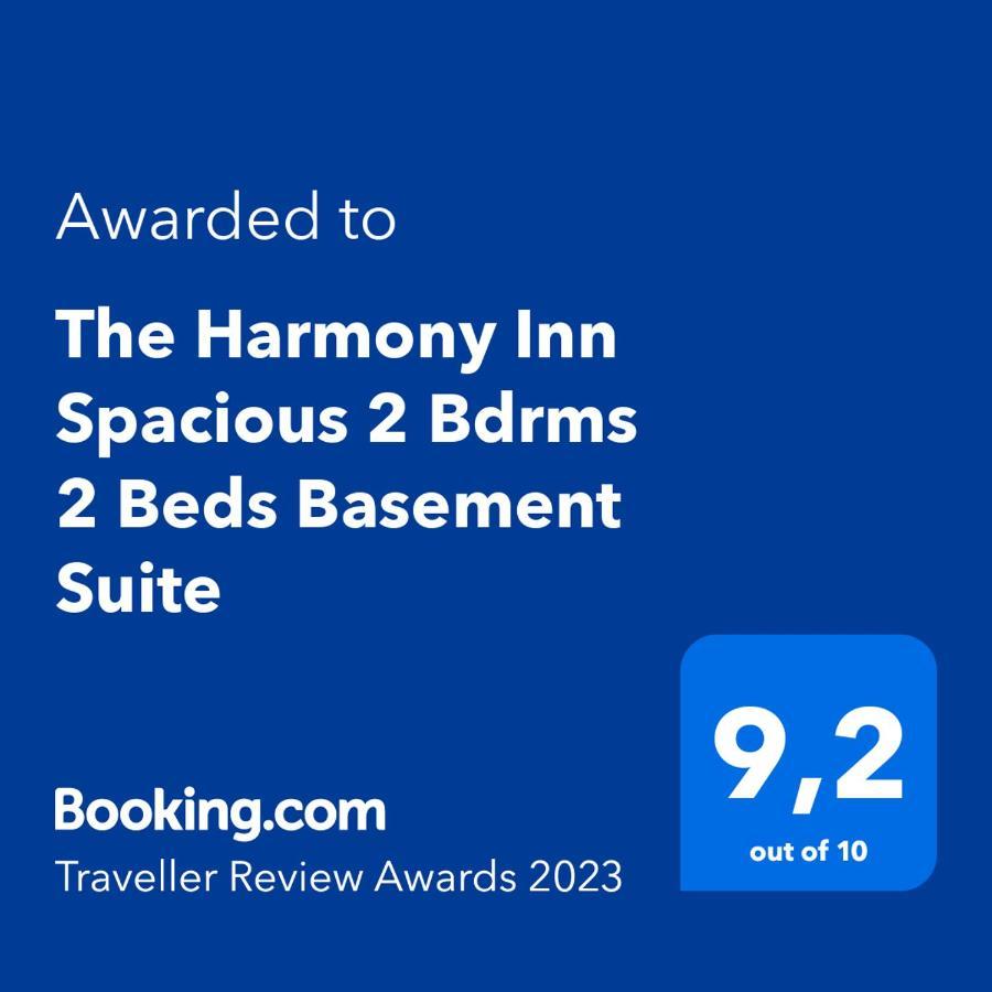 The Harmony Inn Spacious 2 Bdrms 2 Beds Basement Suite Surrey Exteriör bild